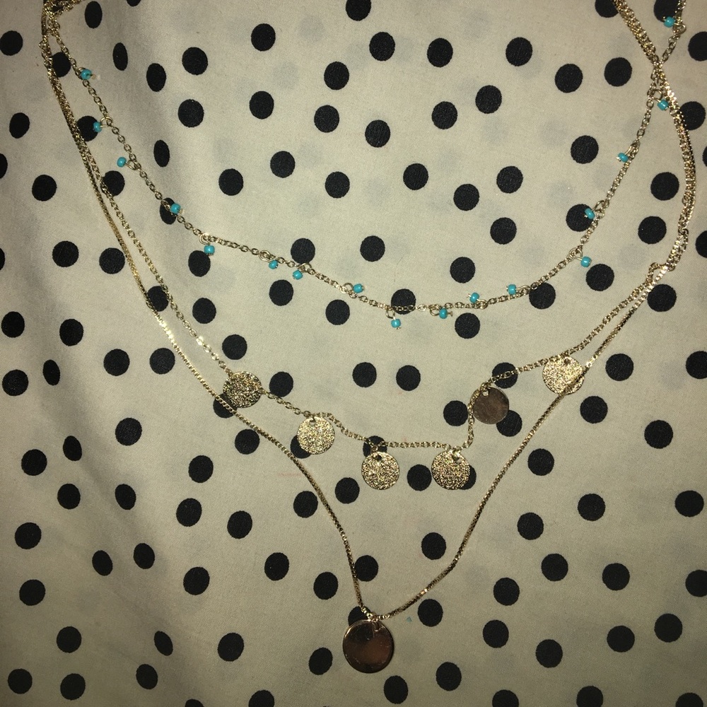 3 in 1 Gold Necklace